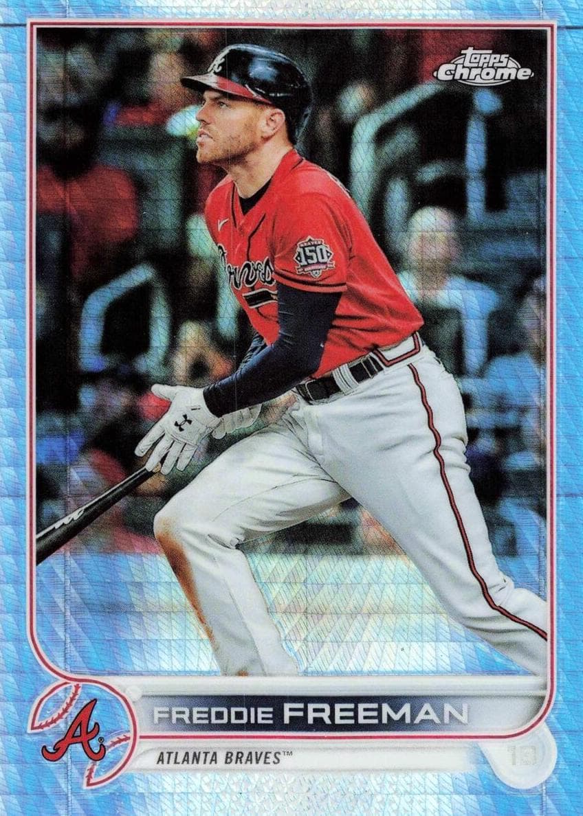 Freddie Freeman 2022 topps Topps Chrome