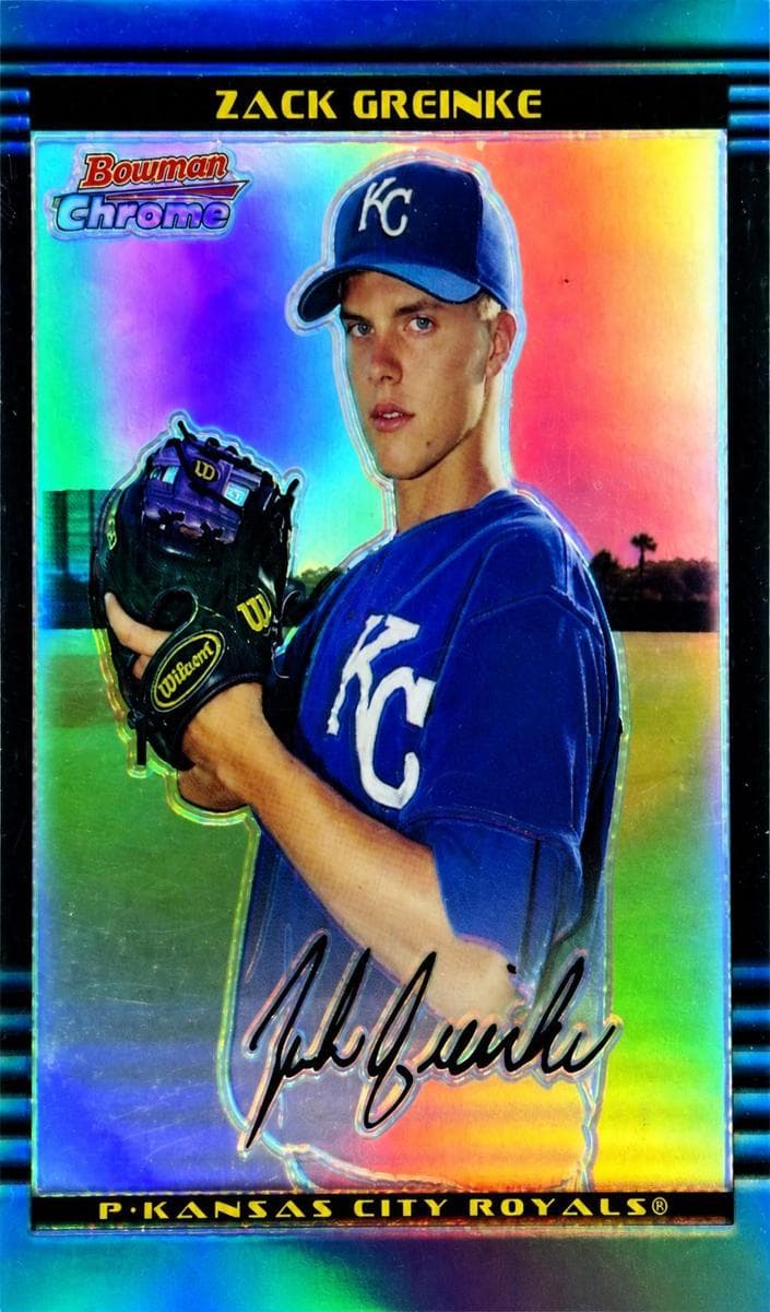 Zack Greinke trading card