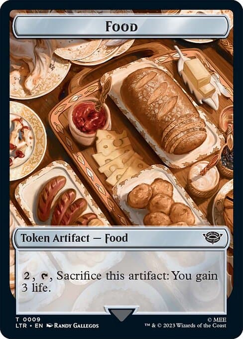 Food 2023 Magic: The Gathering Lord of the Rings Token