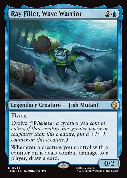 Ray Fillet, Wave Warrior 2026 Magic: The Gathering Teenage Mutant Ninja Turtles Commander