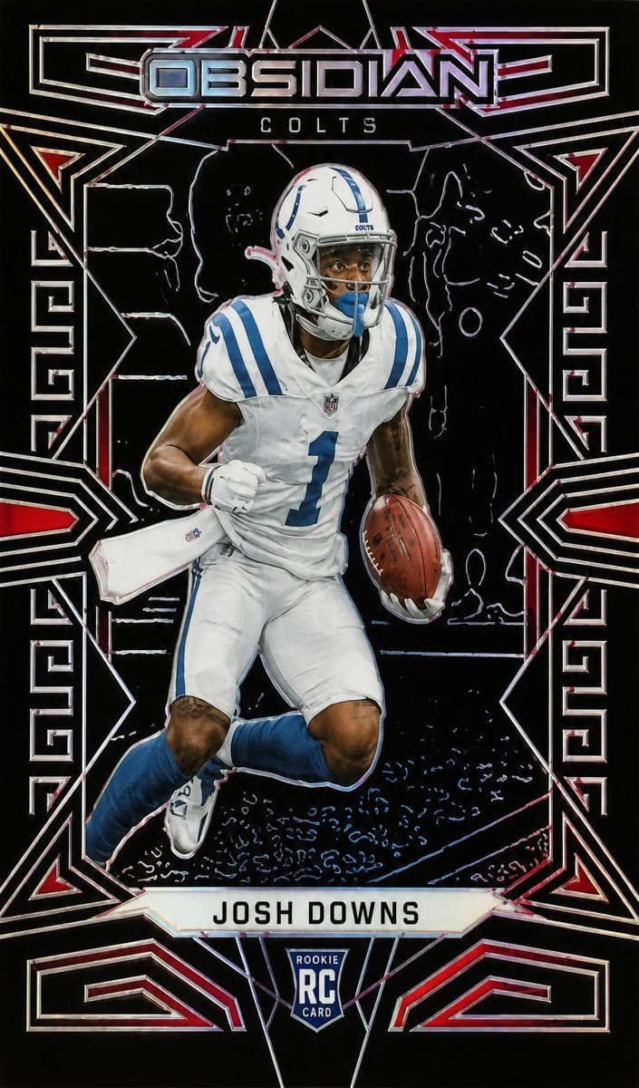 Josh Downs 2023 panini Panini Obsidian