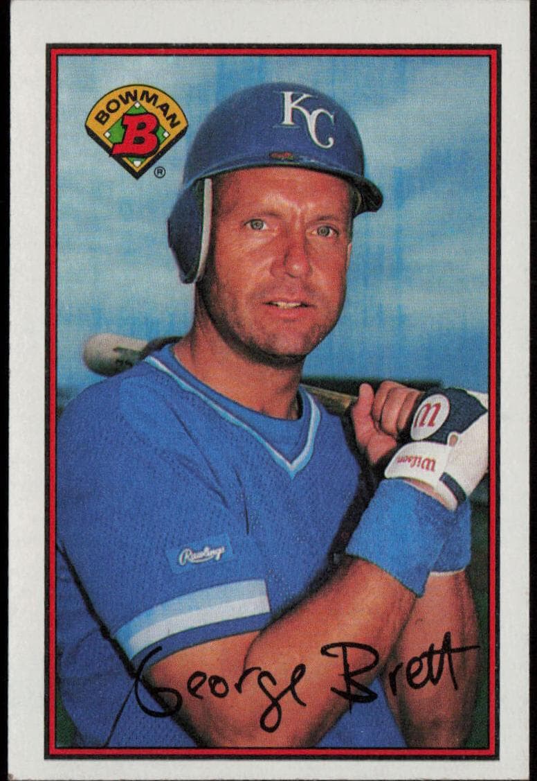 George Brett 1989 bowman Bowman
