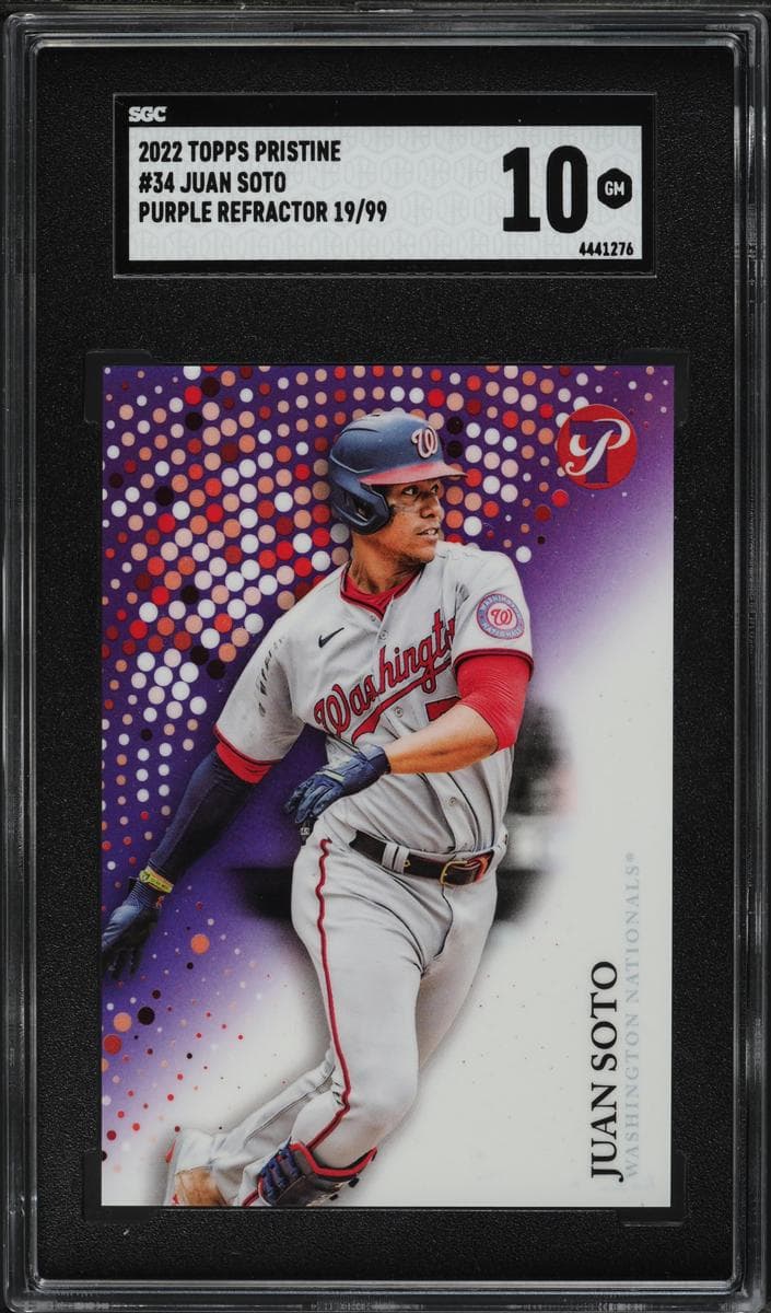 Juan Soto 2022 topps Topps Pristine
