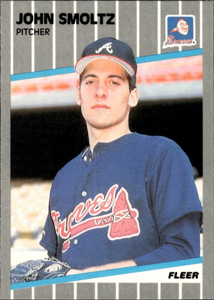 John Smoltz Atlanta 1989 Fleer 1989 Fleer