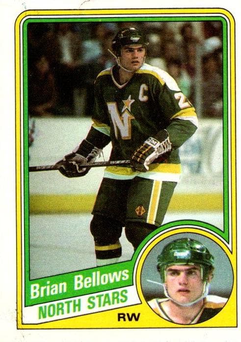 Brian Bellows 1984 topps Topps