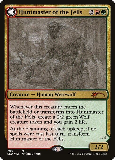 Huntmaster of the Fells // Ravager of the Fells 2019 Magic: The Gathering Secret Lair Drop