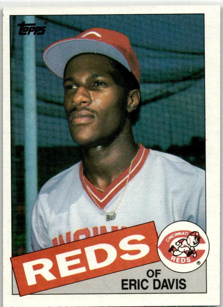 Eric Davis trading card