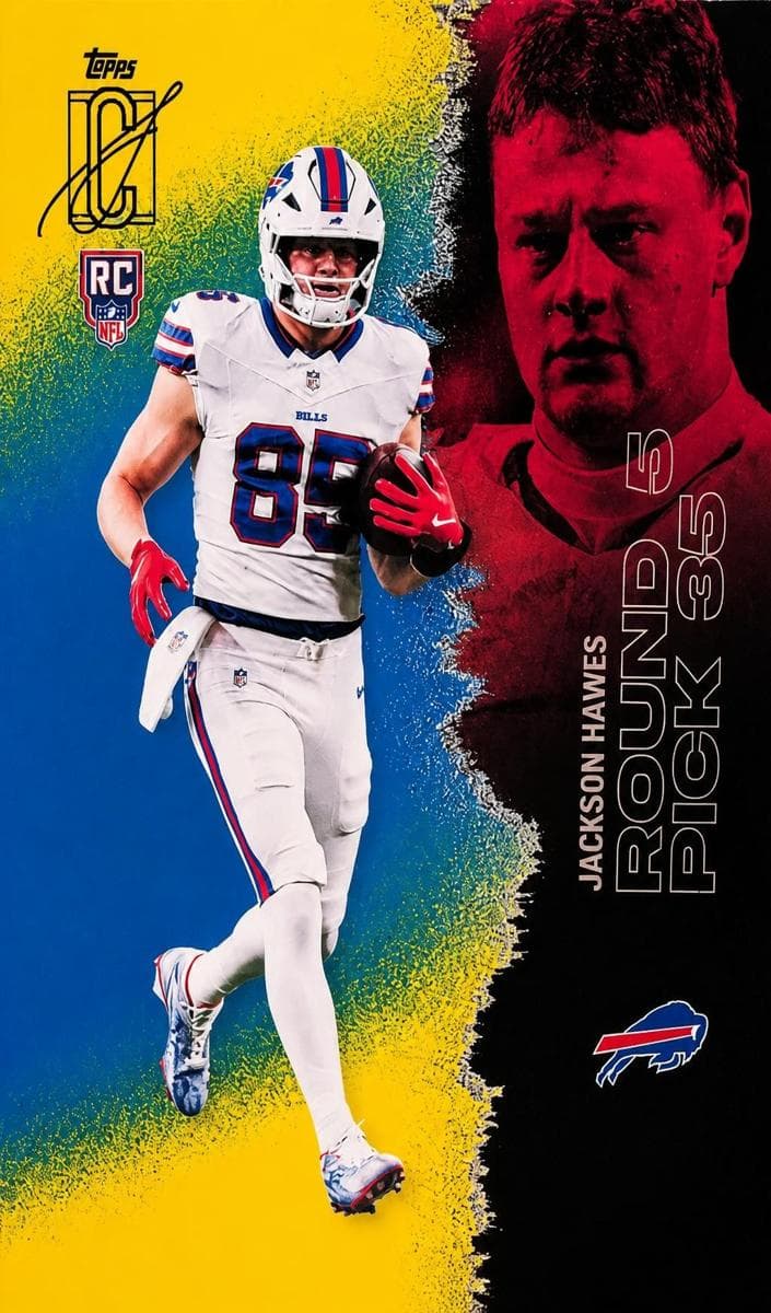Jackson Hawes trading card