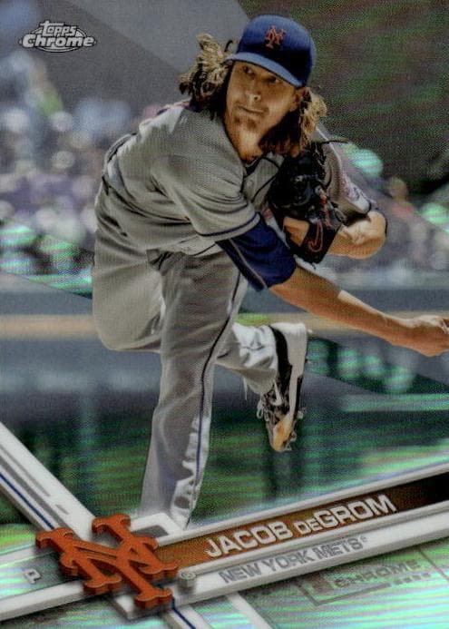 Jacob DeGrom 2017 topps Topps Chrome