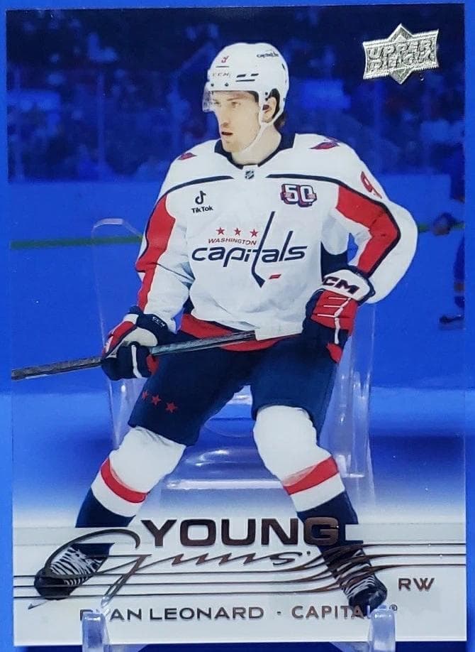 Ryan Leonard 2025 Upper Deck rookie card