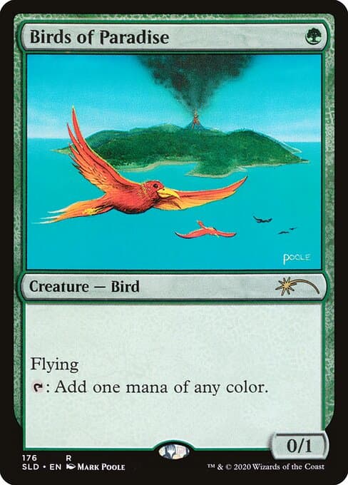 Birds of Paradise 2019 Magic: The Gathering Secret Lair Drop