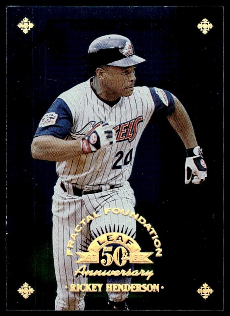 Rickey Henderson 1998 leaf
