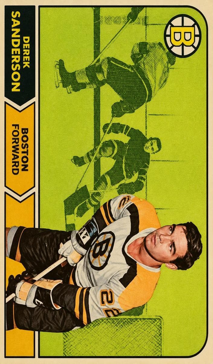 Derek Sanderson 1968 topps O-Pee-Chee