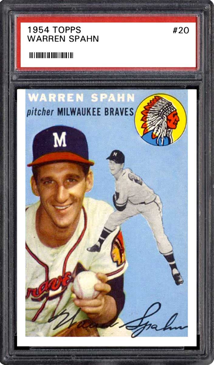 Warren Spahn 1954 topps