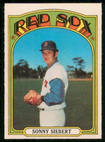 Sonny Siebert 1972 topps O-Pee-Chee