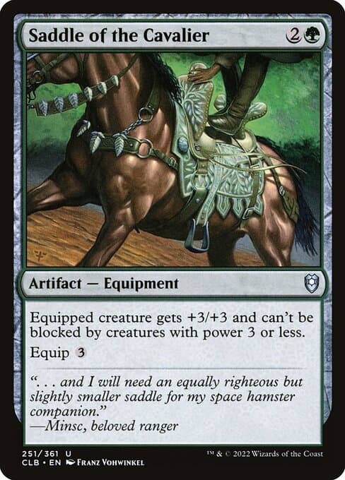 Saddle of the Cavalier 2022 Magic: The Gathering Commander Legends: Battle for Baldur's Gate