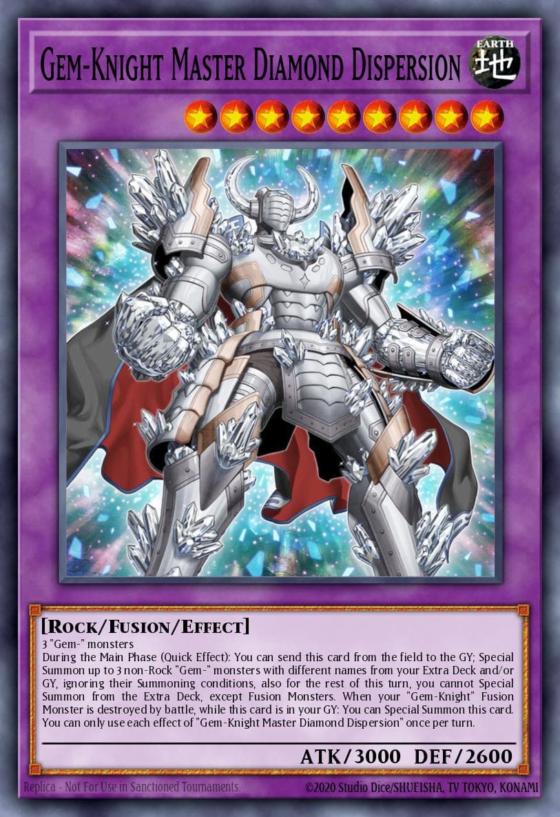 Gem-Knight Master Diamond Dispersion 2025 Yu-Gi-Oh! Battles of Legend: Monster Mayhem