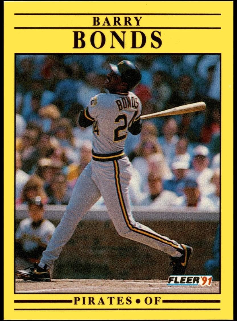 Barry Bonds 1991 fleer Fleer