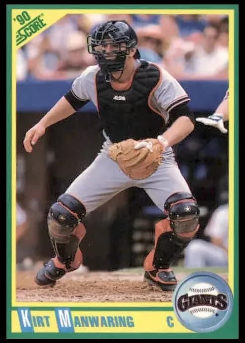 Kirt Manwaring trading card
