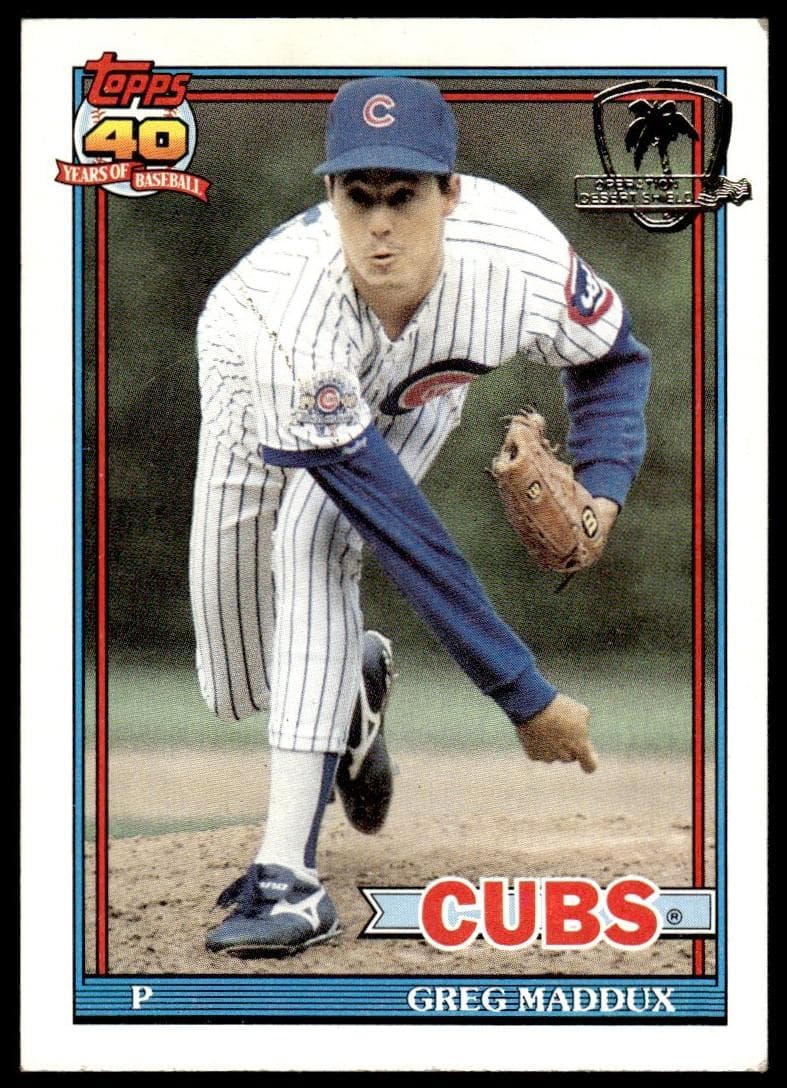 Greg Maddux 1991 topps O-Pee-Chee