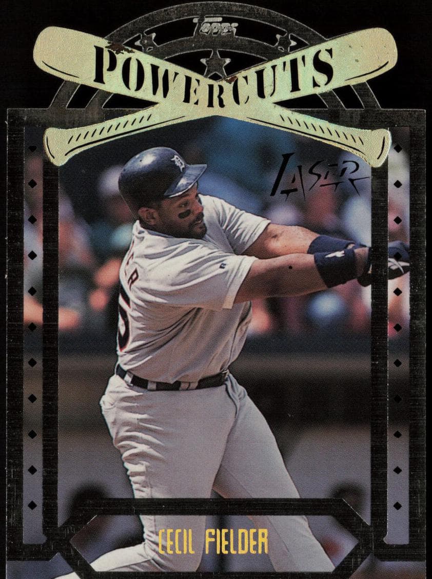 Cecil Fielder 1996 topps Laser