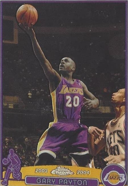 Gary Payton Lakers 2003 Topps Chrome