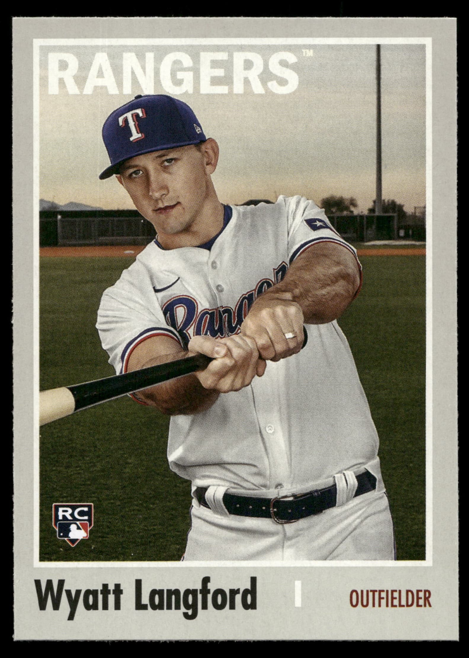 Design Variation; team name in script, not block letters trading card