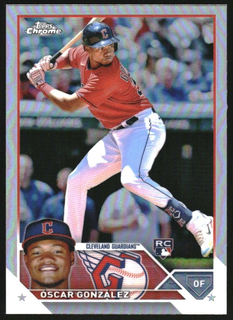 Oscar Gonzalez trading card