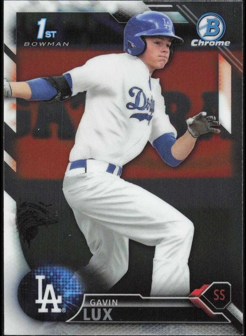 Gavin Lux 2016 bowman Bowman Draft