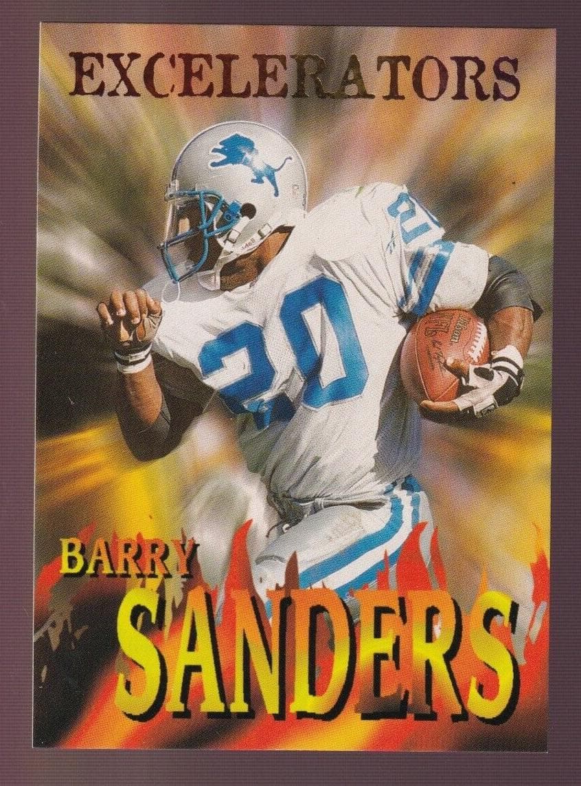 Barry Sanders 1996 fleer
