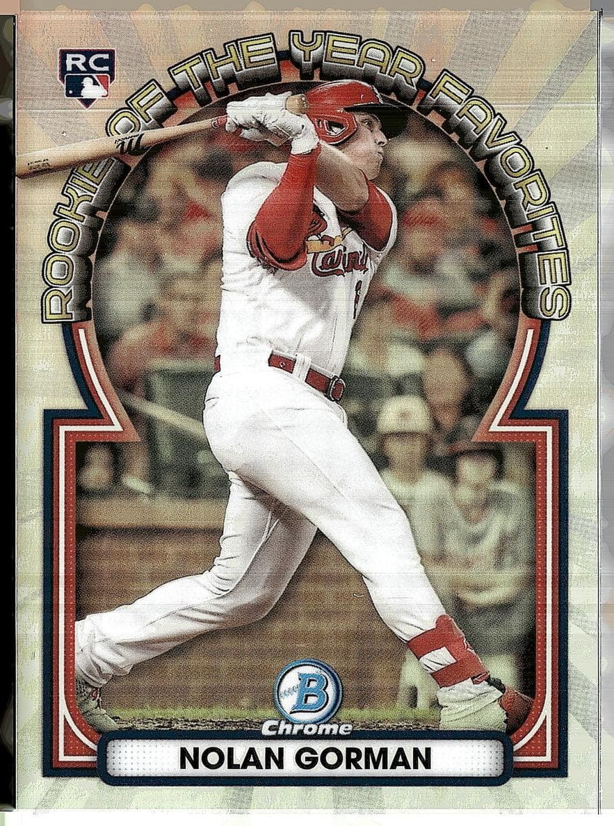 Nolan Gorman 2023 bowman Bowman