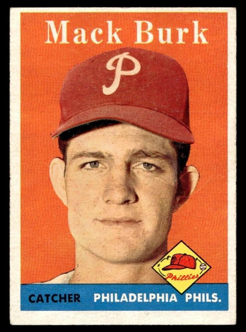 Mack Burk 1958 topps Topps
