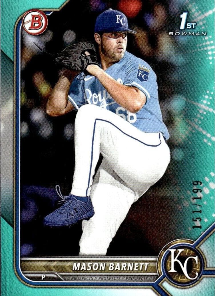 Mason Barnett 2022 bowman Bowman Draft