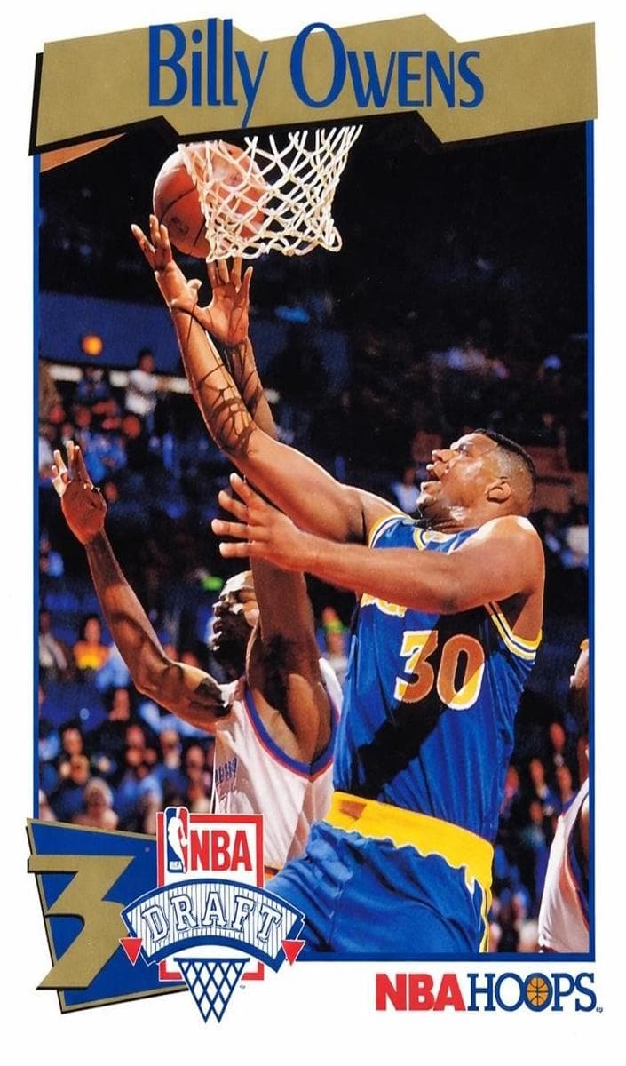 Billy Owens 1991 panini Hoops
