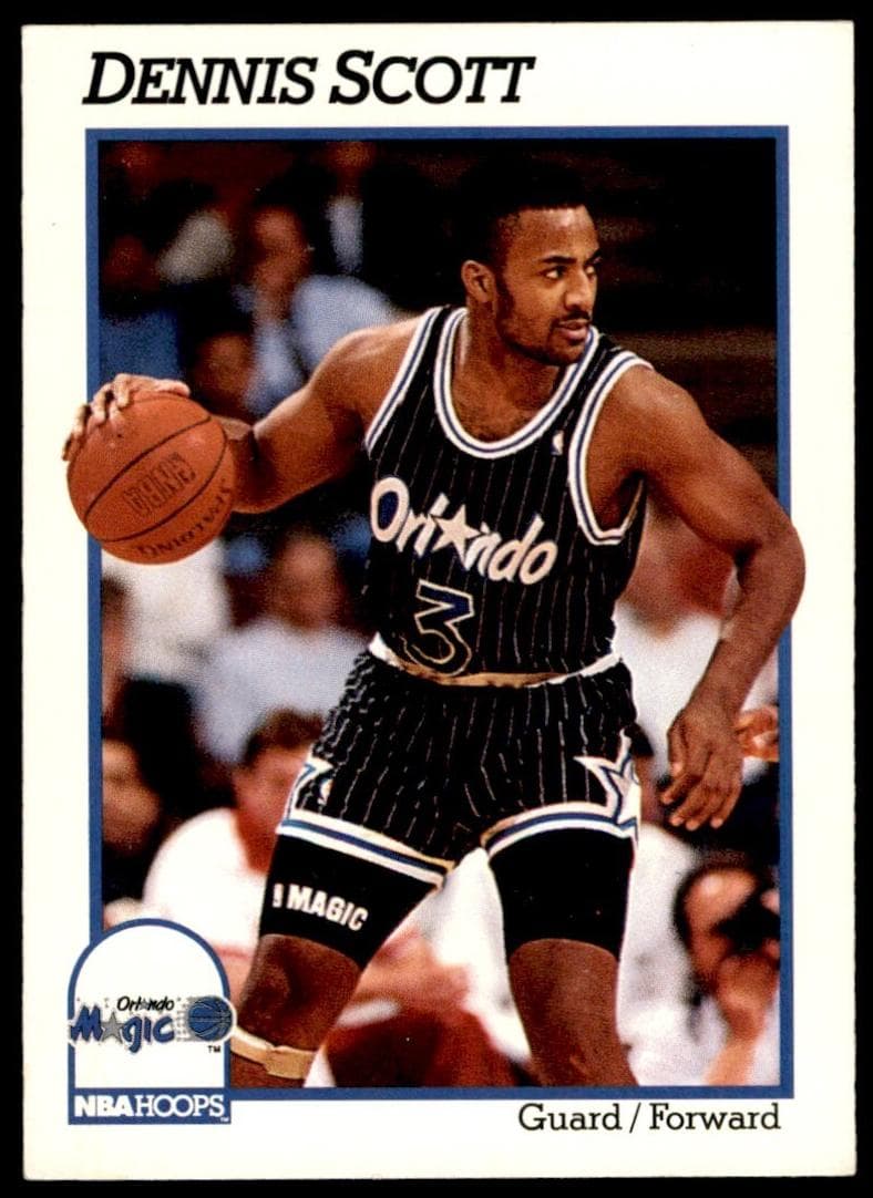Dennis Scott 1991 panini Hoops