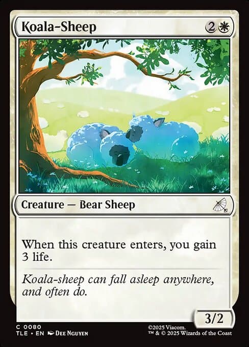 Koala-Sheep 2025 Magic: The Gathering Avatar: The Last Airbender Eternal