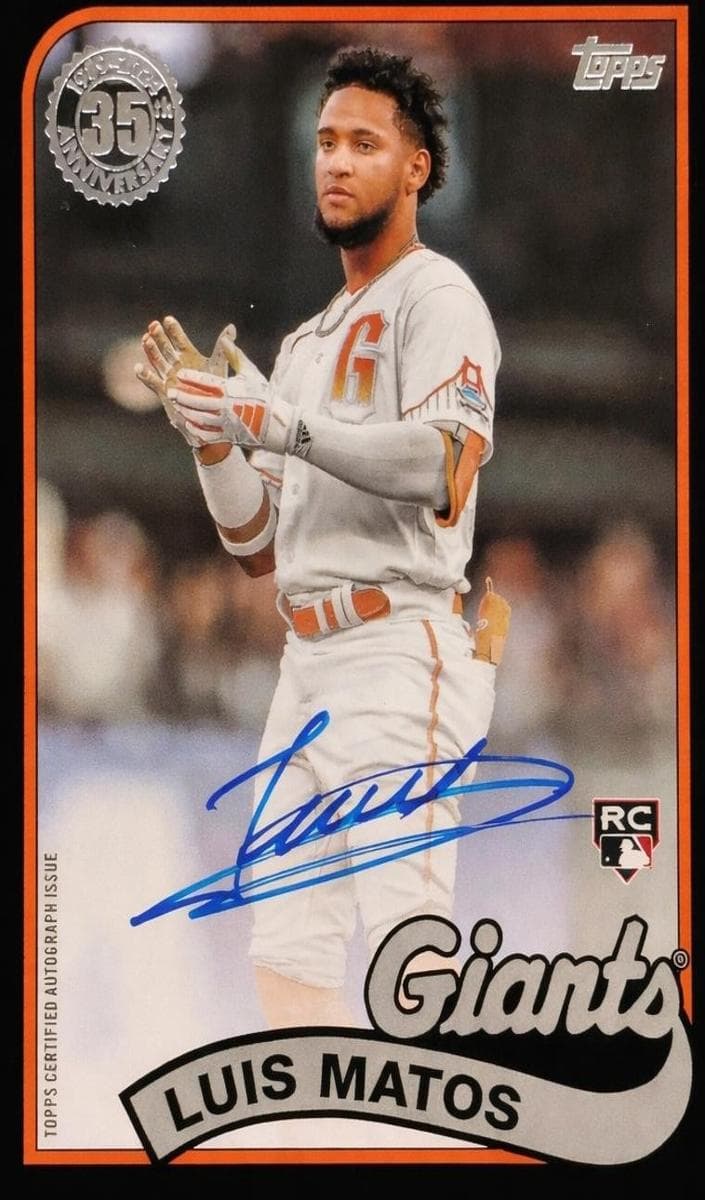 Luis Matos 2024 topps Topps Update