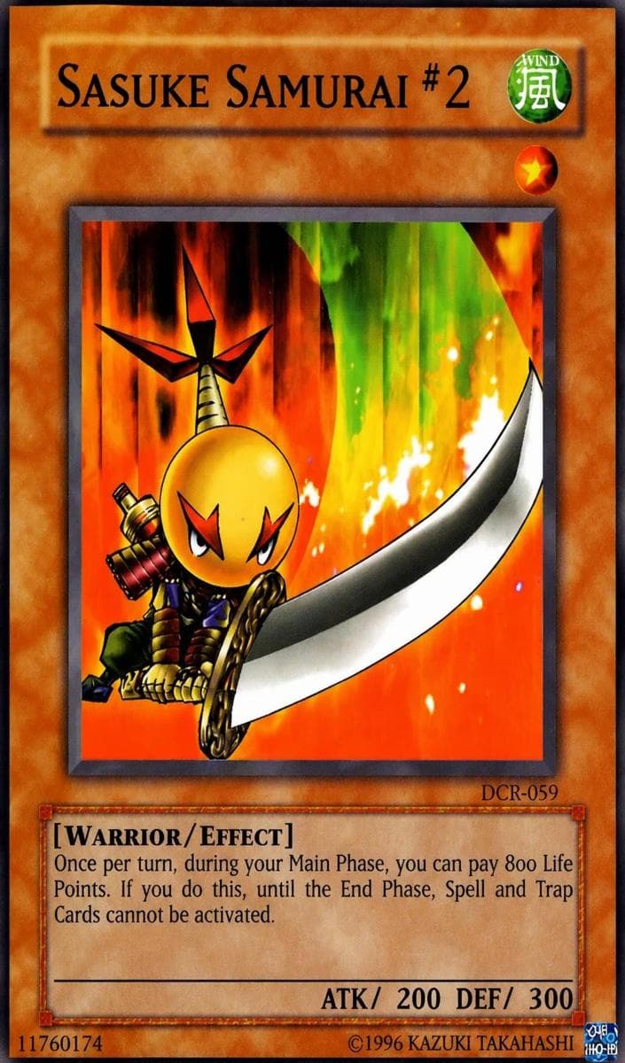 Sasuke Samurai 2 2003 Yu-Gi-Oh! Dark Crisis
