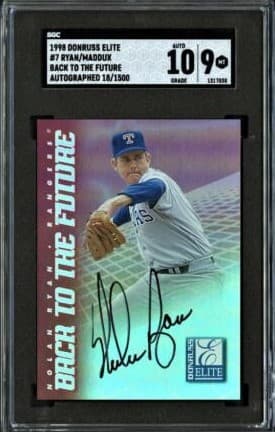 Nolan Ryan 1998 panini Elite