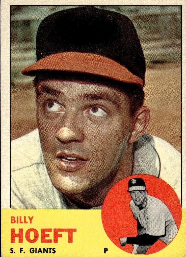 Billy Hoeft 1963 topps Topps
