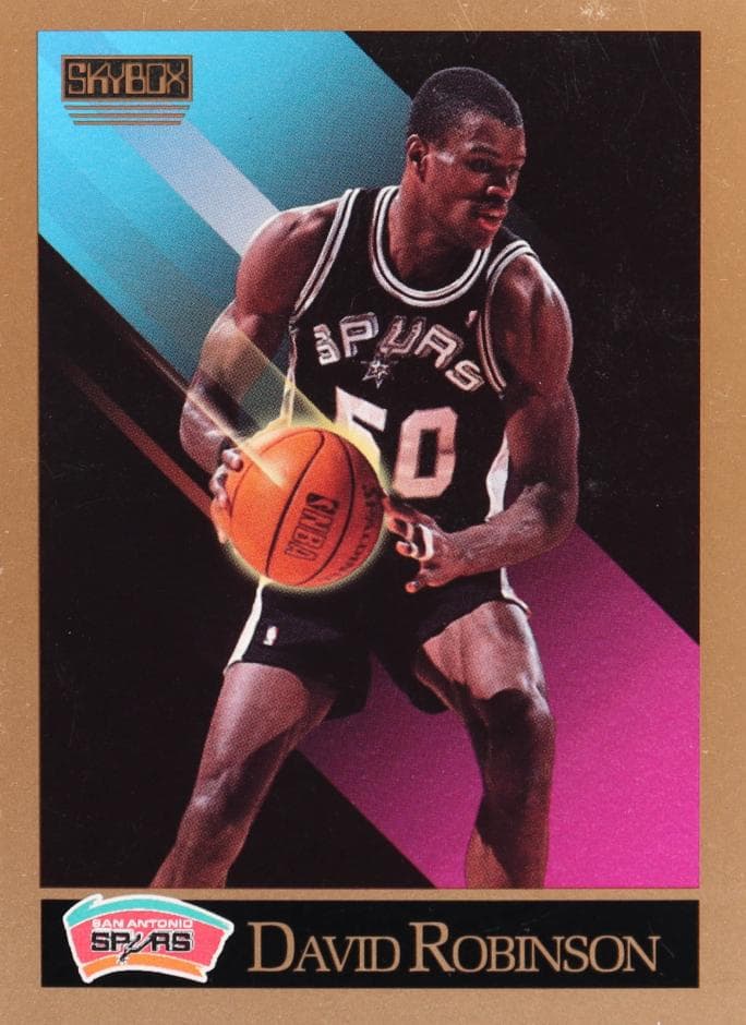 David Robinson 1990 fleer SkyBox