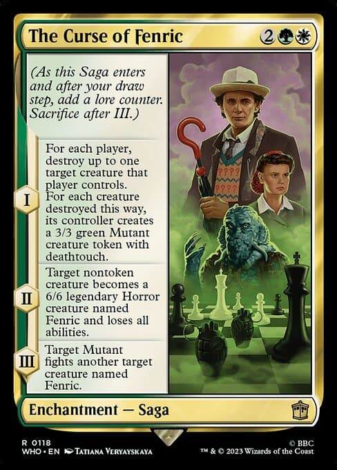The Curse of Fenric 2023 Magic: The Gathering Doctor Who