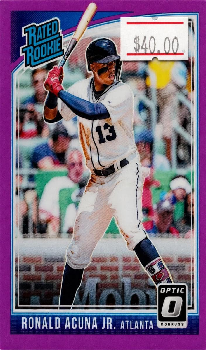 Ronald Acuña Jr. trading card