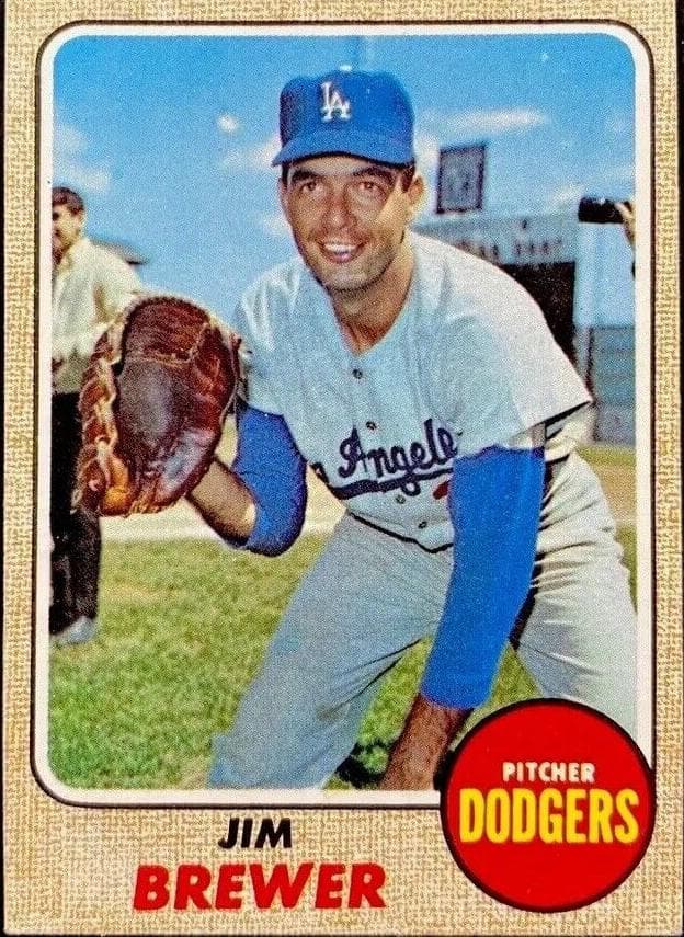 Jim Brewer 1968 topps Topps