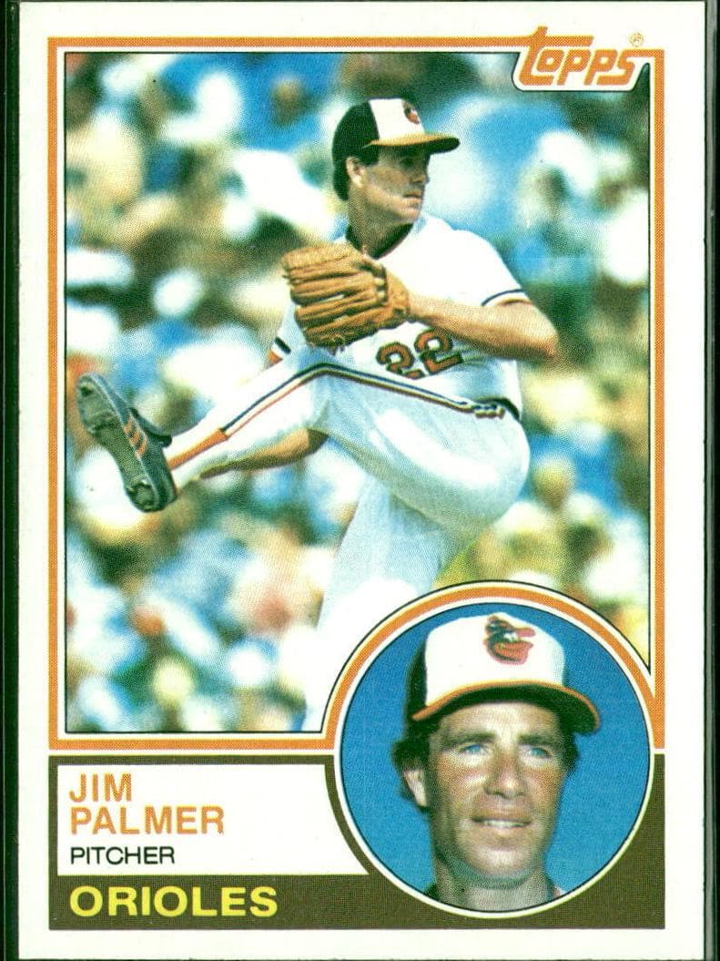 Jim Palmer 1983 topps Topps
