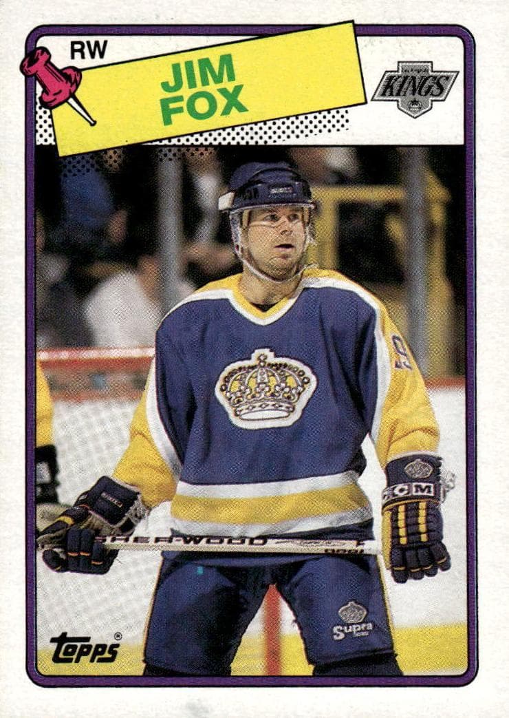 Jim Fox trading card