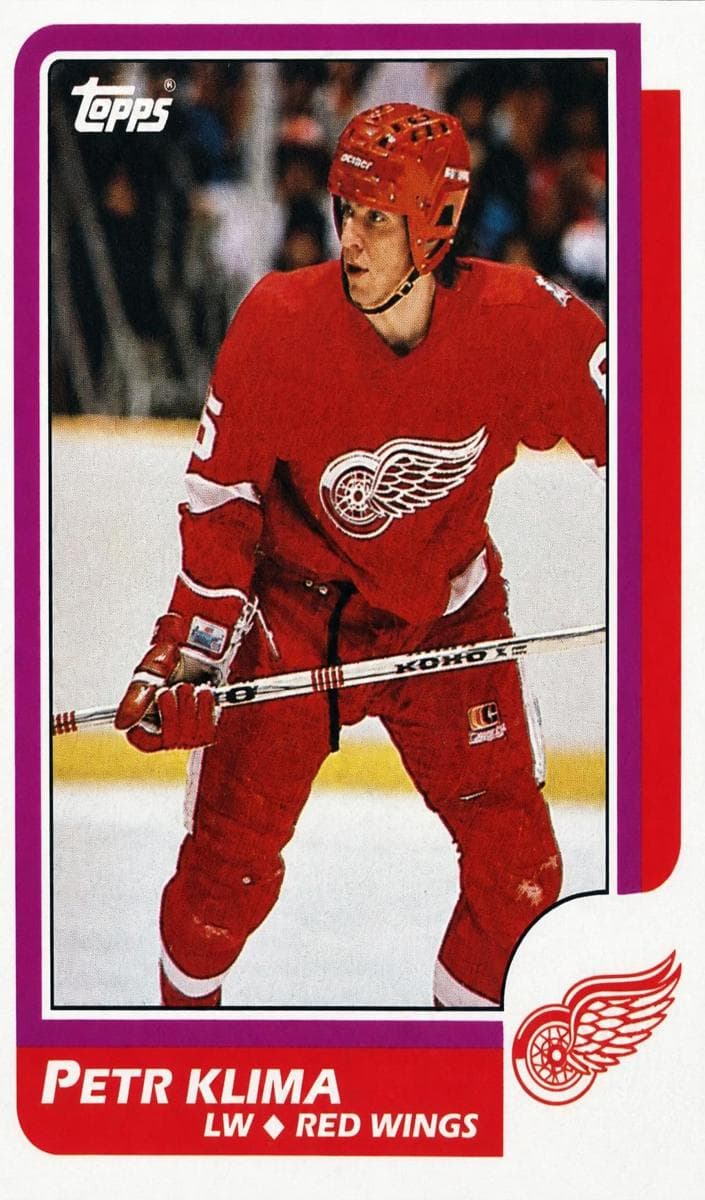 Petr Klima trading card