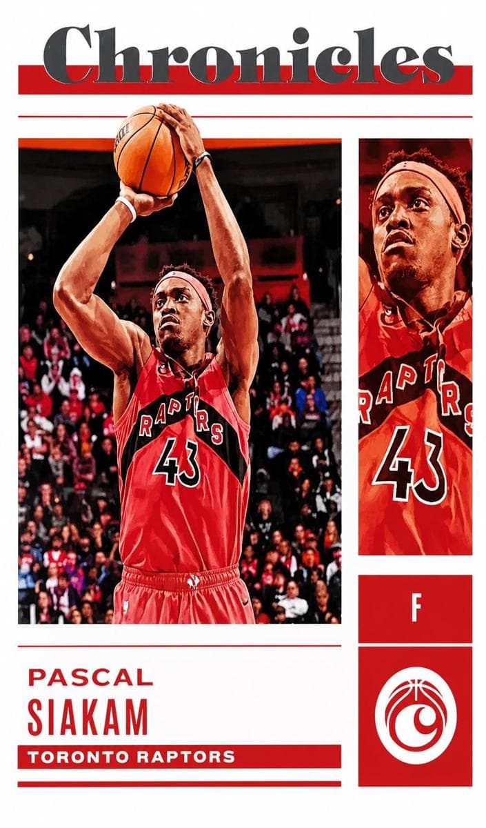 Pascal Siakam 2022 panini Panini Chronicles