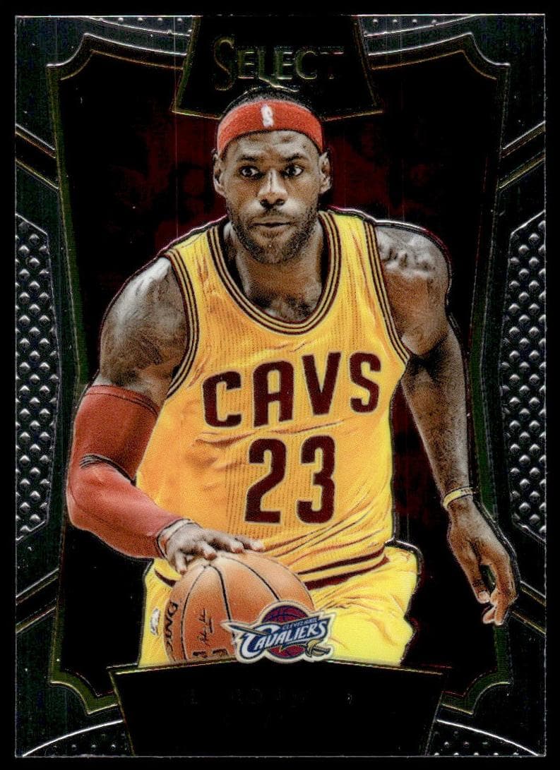 Lebron James 2015 panini Select