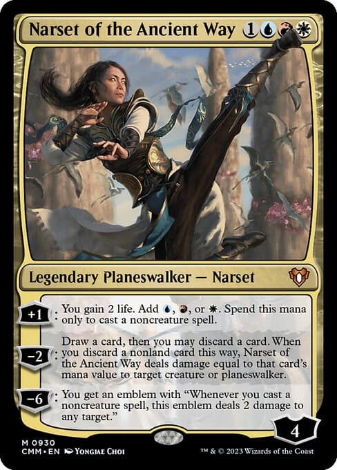 Narset of the Ancient Way 2023 Magic: The Gathering Commander Masters